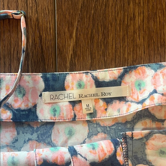 Rachel Roy Floral Spaghetti Strap Top Medium - Picture 2 of 5